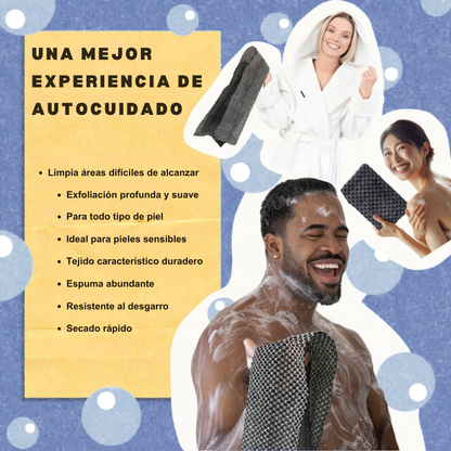 Purexan™ Toalla de Ducha Exfoliante