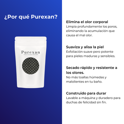 Purexan™ Toalla de Ducha Exfoliante